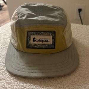 Cotopaxi Yellow and Gray Adventure Cap